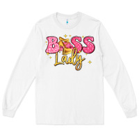 White boss lady Long Sleeve Tee - LillyAllenDesigns