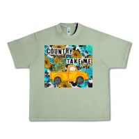 Oil Green country roads take me home Urban Heavy Tee - MaliasSmallBusiness