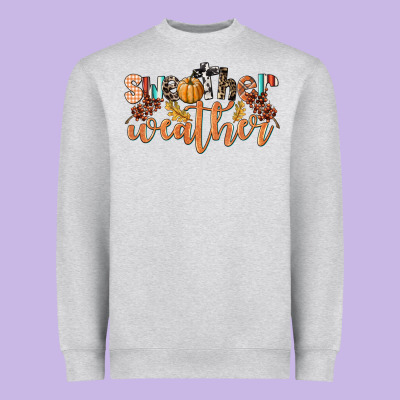 Sweather Weather Heavyweight Sweatshirt Designed By Lillyallendesigns