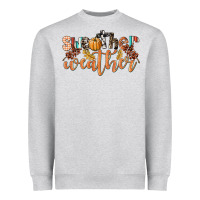 Heather Grey Sweather Weather Heavyweight Sweatshirt - LillyAllenDesigns