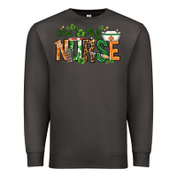 Smoke One lucky Nurse with elements St. Patricks Day Premium Sweatshirt - HowdyJamesFarm