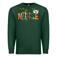 Sports Green One lucky Nurse with elements St. Patricks Day Premium Sweatshirt - HowdyJamesFarm