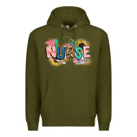 Army Green nurse Premium Hoodie - CowGirlArtShop