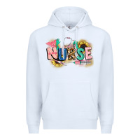 White nurse Premium Hoodie - CowGirlArtShop