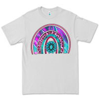 Dove Grey rainbow and gemstone Premium Tee - AdoDesignShop