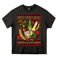 Asphalt beer bottles with mistletoe Heavy Core Tee - AdoDesignShop