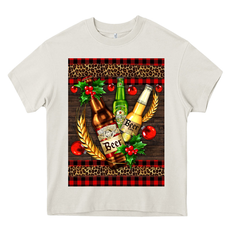 Beer Bottles With Mistletoe Heavy Core Tee by AdoDesignShop | Teevron