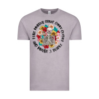 I Like Murder Shows Comfy Clothes And Like 3 Peopl Vintage Tee | Teevron