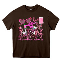 Chocolate Brown valentines day lpn licensed practical nurse Heavy Core Tee - AdoDesignShop