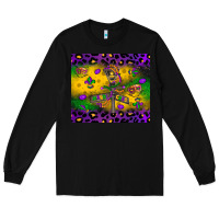 Black mardi gras street lights Long Sleeve Tee - LillyAllenDesigns