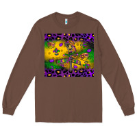 Chestnut mardi gras street lights Long Sleeve Tee - LillyAllenDesigns