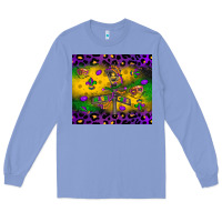 Colony Blue mardi gras street lights Long Sleeve Tee - LillyAllenDesigns