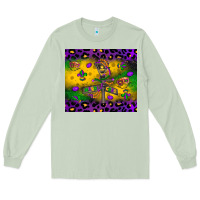 Matcha mardi gras street lights Long Sleeve Tee - LillyAllenDesigns