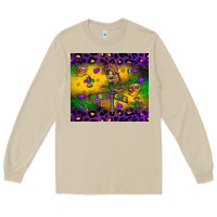 Mushroom mardi gras street lights Long Sleeve Tee - LillyAllenDesigns