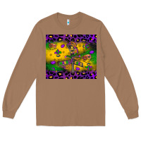 Toasted Coconut mardi gras street lights Long Sleeve Tee - LillyAllenDesigns
