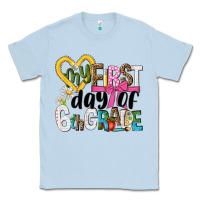 Dusty Blue my first day of 6th grade Classic Tee - NancyCooperArtShop