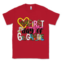 Red my first day of 6th grade Classic Tee - NancyCooperArtShop