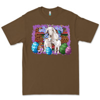 Cacao goat family eggs flowers leopard serape glitter Premium Tee - Artiststas
