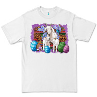 White goat family eggs flowers leopard serape glitter Premium Tee - Artiststas