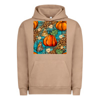 Pigment Burro pumpkin and butterfly seamless pattern Urban Hoodie - BundleAndBundleShop