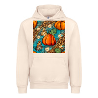 Sandshell pumpkin and butterfly seamless pattern Urban Hoodie - BundleAndBundleShop