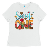 White sweet one watermelon Ladies Tee - Artiststas