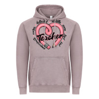 Vintage Zinc valentine's day pencil heart teacher quotes Vintage Hoodie - MaliasSmallBusiness