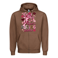 Chestnut Cupid's dating service Valentine's Day Zipper Hoodie - HowdyJamesFarm
