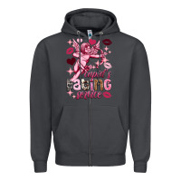 Smoke Cupid's dating service Valentine's Day Zipper Hoodie - HowdyJamesFarm