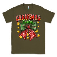 Army Green festive holiday bow design Classic Tee - CowhideDigitalArt