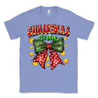Colony Blue festive holiday bow design Classic Tee - CowhideDigitalArt