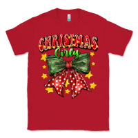 Red festive holiday bow design Classic Tee - CowhideDigitalArt