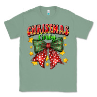 Sage festive holiday bow design Classic Tee - CowhideDigitalArt