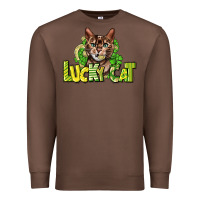 Chestnut Lucky cat St. Patrick's Premium Sweatshirt - HowdyJamesFarm