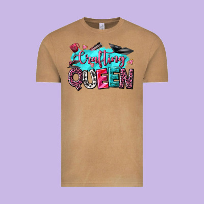 Crafting Queen Vintage Tee Designed By Nancycooperartshop