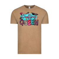 Vintage Coffee crafting queen Vintage Tee - NancyCooperArtShop