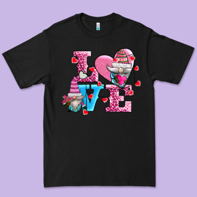 Love And Gnomes Premium Tee Designed By Adodesignshop