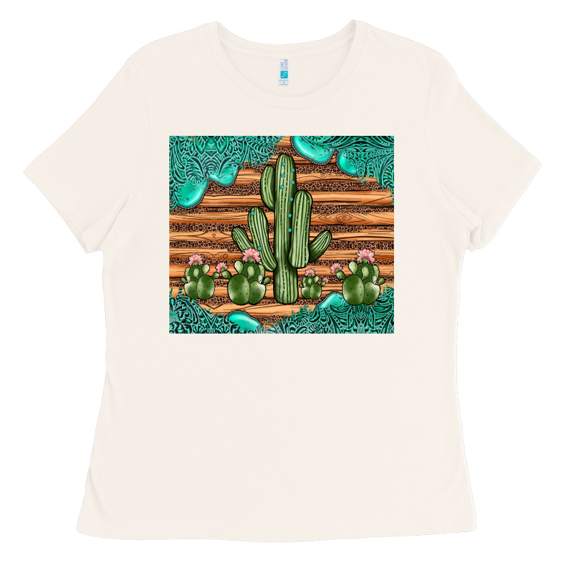 Cactus Gemstone Ladies Tee by JahusDesignShop | Teevron
