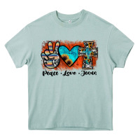 Arona peace love jesus Heavy Core Tee - JahusDesignShop