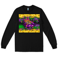 Black mardi gras lips Long Sleeve Tee - LillyAllenDesigns