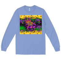Colony Blue mardi gras lips Long Sleeve Tee - LillyAllenDesigns