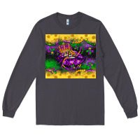 Smoke mardi gras lips Long Sleeve Tee - LillyAllenDesigns