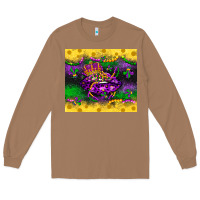 Toasted Coconut mardi gras lips Long Sleeve Tee - LillyAllenDesigns