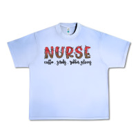 Grape Ice christmas nurse Urban Heavy Tee - MaliasSmallBusiness