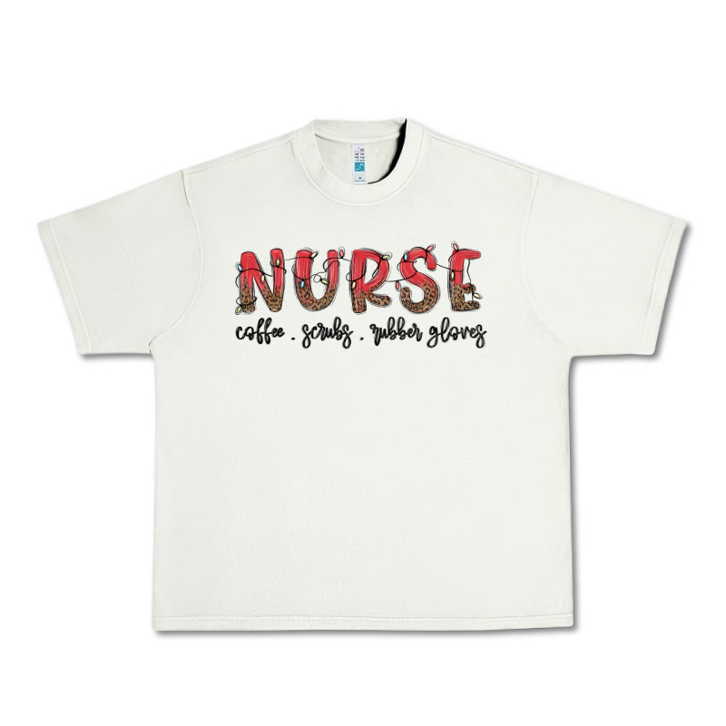 Christmas Nurse Urban Heavy Tee by MaliasSmallBusiness | Teevron