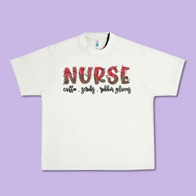 Christmas Nurse Urban Heavy Tee Designed By Maliassmallbusiness