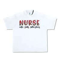 White christmas nurse Urban Heavy Tee - MaliasSmallBusiness