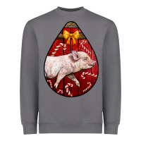 Storm christmas pig Heavyweight Sweatshirt - LillyAllenDesigns