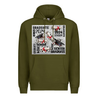 Army Green senior 2024 Premium Hoodie - CowGirlArtShop