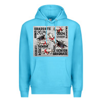 Ocean Blue senior 2024 Premium Hoodie - CowGirlArtShop